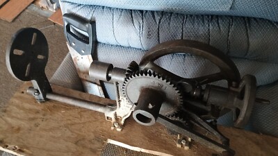 Silent Foe Jim Porter 彫刻　アンティーク　ヴィンテージ Antique Silver Mfg Co. Salem OH #668 Blacksmith Drill Press Early