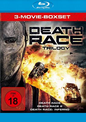 Death Race Trilogy (Teil 1+2+3) - 3-Movie-Boxset # 3-BLU-RAY-NEU