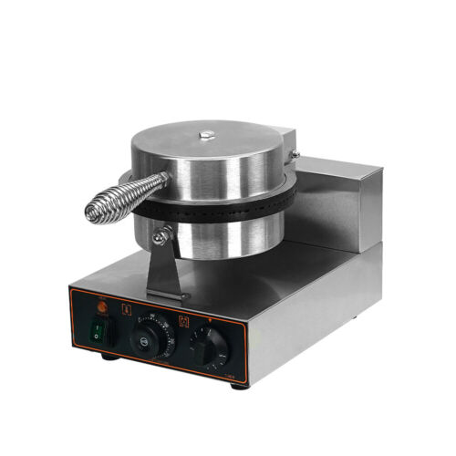 Ice Cream Cone Machine Commercial Electric Egg Roll Waffle Maker 1300W 21cm Dia - Bild 12 von 12