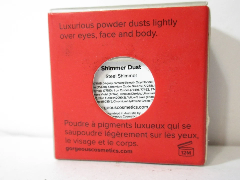 Magníficos cosméticos brillo de ojos polvo (acero brillo); ¡¡Nuevo, ENVÍO GRATUITO!!! Foto 3 de 3