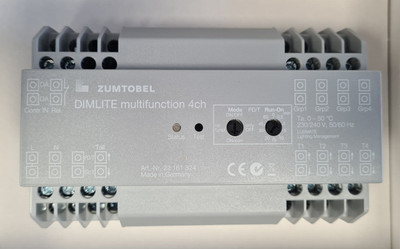 Zumtobel DIMLITE multifunction 4ch Steuergerät DSI/DALI Dimmer REG 22161824