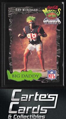Dan Wilkinson 1994 Coca-Cola Monsters of the Gridiron #6 Cincinnati Bengals
