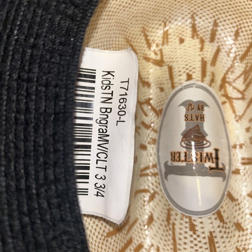 Twister Kids' Woven Cowboy Hat - T71630 -L - Picture 8 of 8