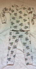 Gap Kids Star Wars Grogu Snow Angel Toddler Size 3 Long Sleeve Pajamas Pjs Set