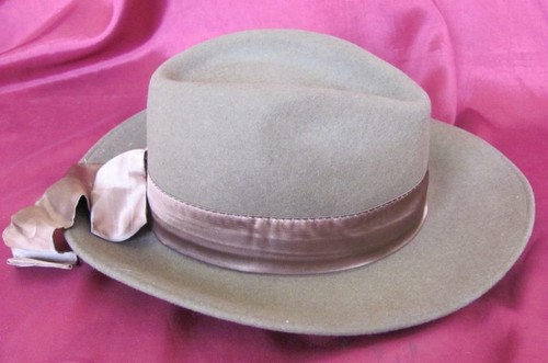VINTAGE LADIES FASHION WOMENS HAT WOOLEN FELT VELOUR ITALY - Picture 6 of 9