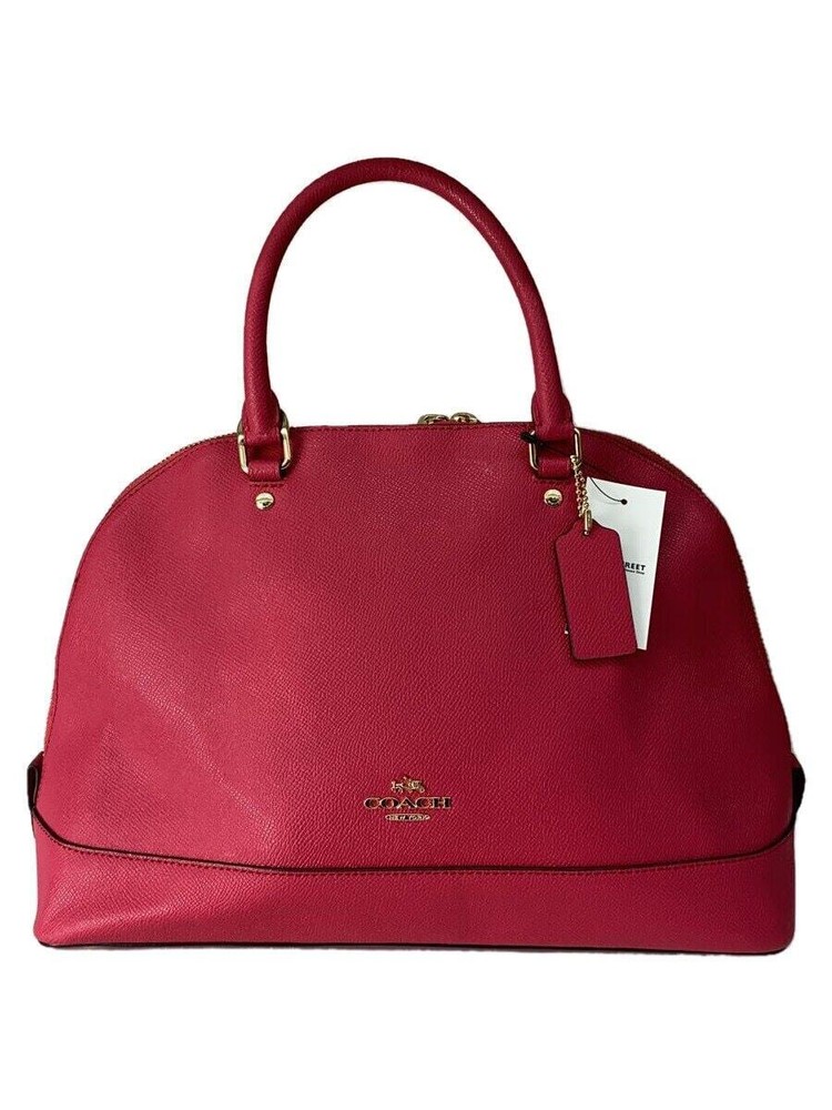 COACH Tote Bag Leather PNK F57524