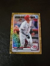 2020 Bowman Chrome Baseball Tyler Stepenson Prospect Gold Parallel 22/50 SC1270