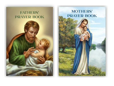 Father's Prayer Book & Mother's Prayer Book New Parents Gift Catholic Devotional