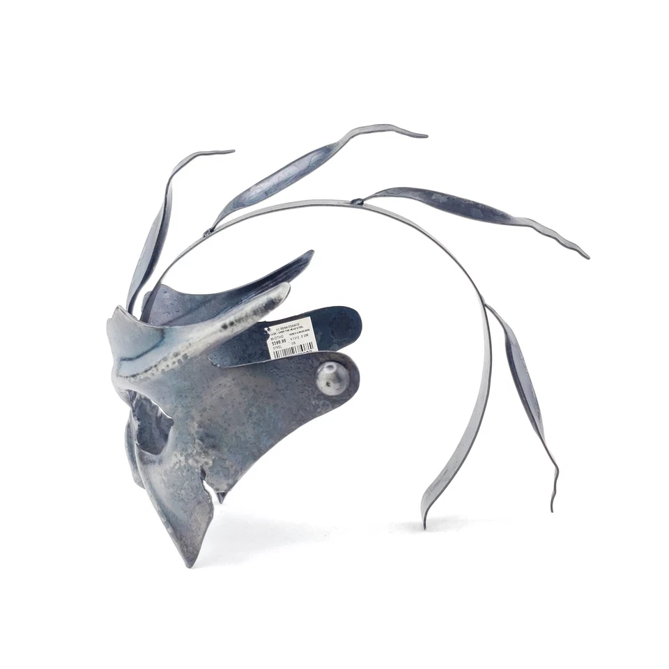 Gothic Renaissance Masquerade Steel Mask Over The Head Cosplay Halloween READ - Image 4 of 4