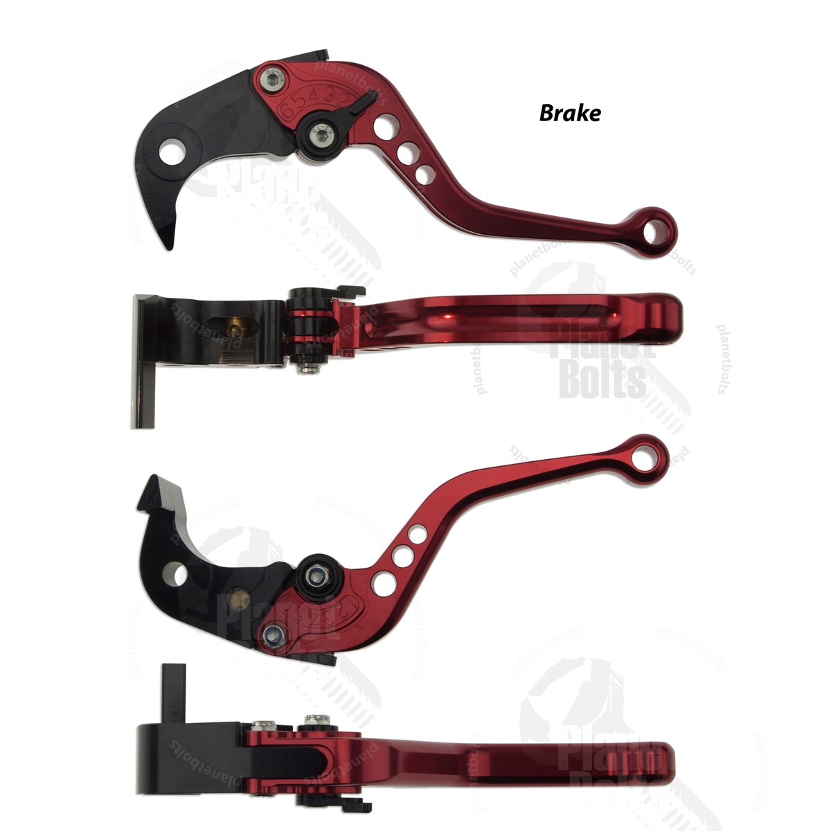 かず Red CNC Shorty Brake & Clutch Levers For Suzuki GSXR 600 750 04-05