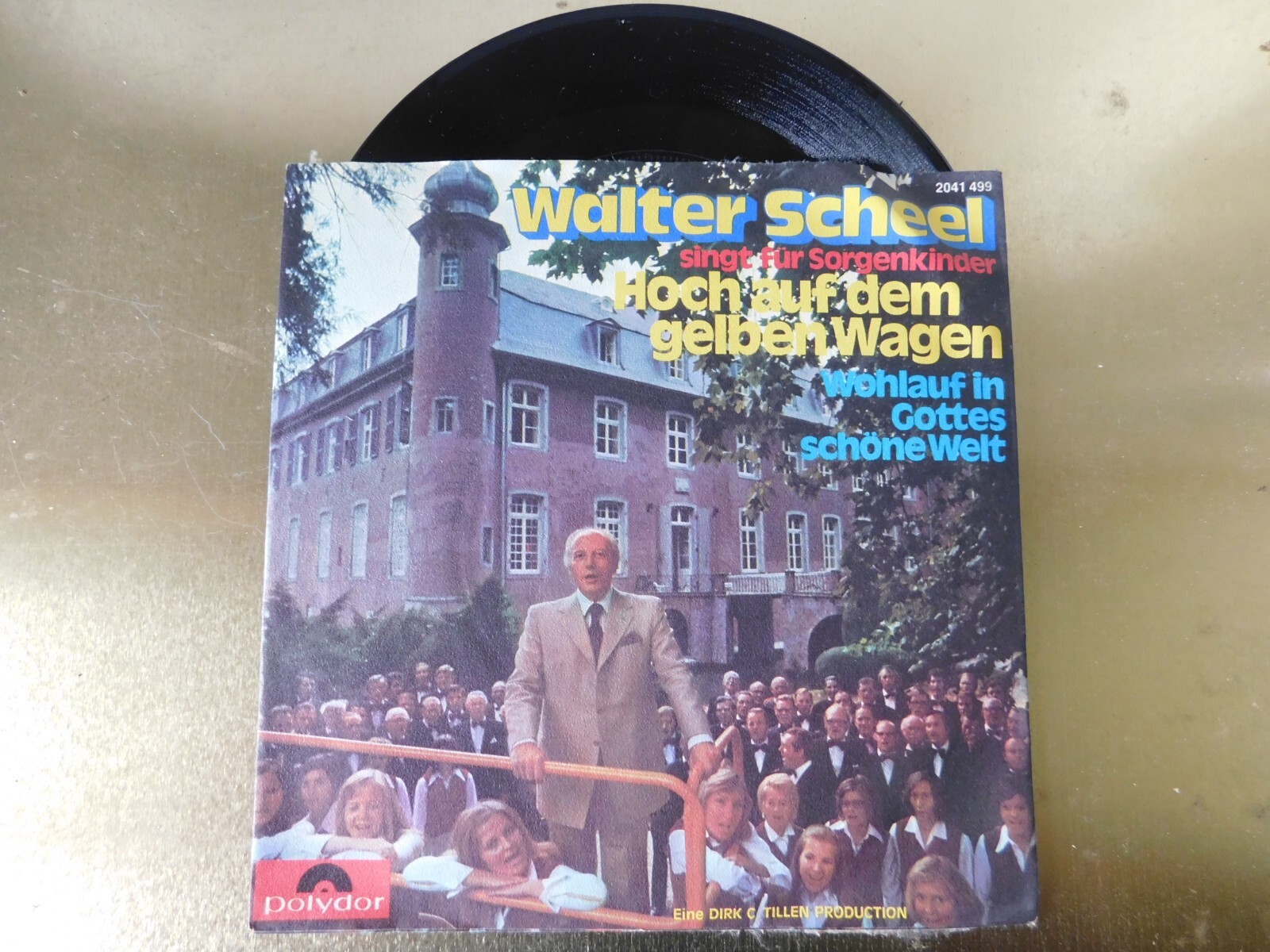 Walter Scheel Hoch Auf Dem Gelben Wagen Text www.ebay.de