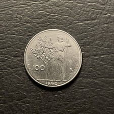 100 Lire 1990 (piccole) Moneta Italia