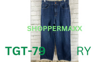 Women's High-Rise Wide Leg Jeans - Universal Thread, Dark Wash, Size- 8