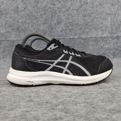 Asics Mens Gel Contend 8 1011B493 Black Running Shoes Sneakers Size 8 Extra Wide