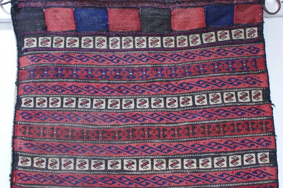 nr C3391 Original Turkmenistan Teppich Türkmen Tasche Kelim fein ca 60 x 57 cm - Bild 3 von 4