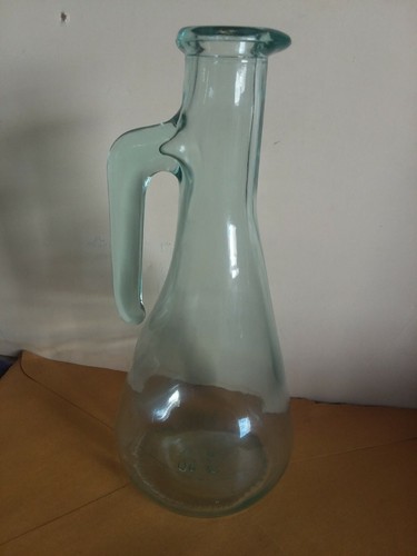 8 5/8" Tall Aqua blue Cruet Italy - Picture 11 of 11
