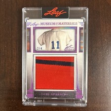 Luis Aparicio HOF 2023 Leaf Art Of Sport Museum Of Materials Jumbo Patch 2/4