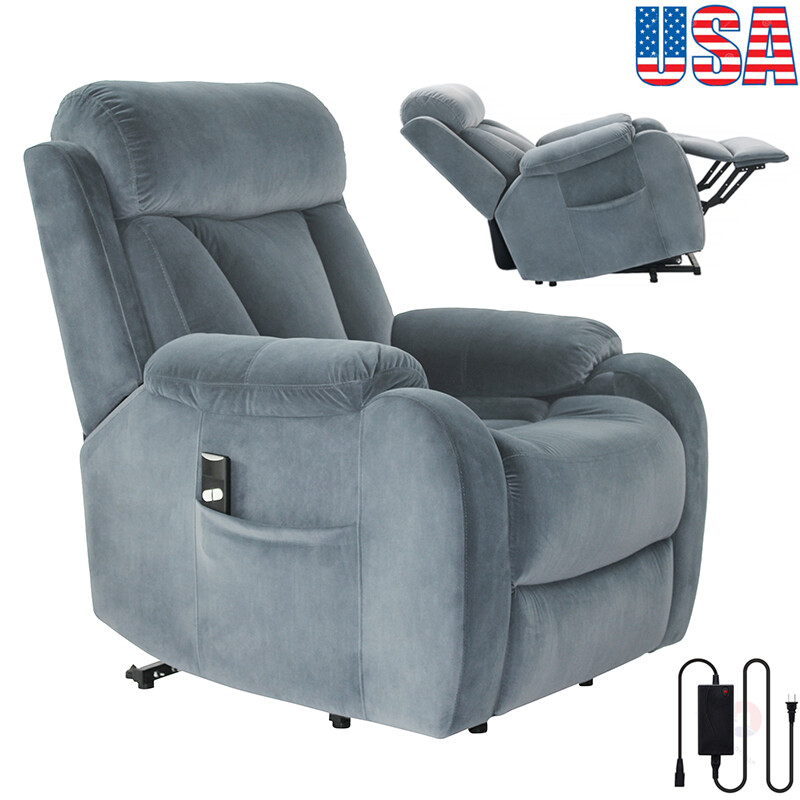 Power Recliners With Remote Controls Power Lift Electric Recliner Chair Comfortable Living Room Sofa w ...