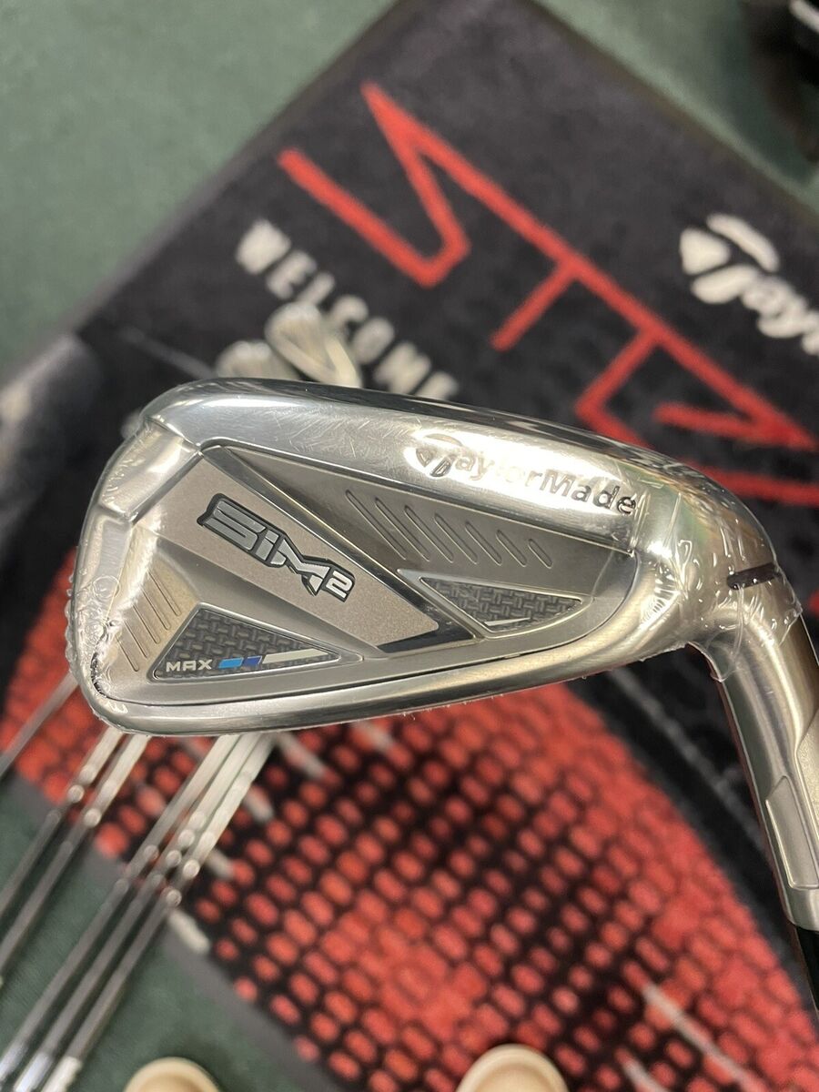 New TaylorMade Men's Golf Clubs SIM 2 Max Iron Set (5-AW New TaylorMade Men's Golf Clubs SIM 2 Max Iron Set (5-AW