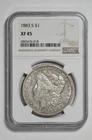 1883 S $1 Morgan Silver Dollar NGC XF 45
