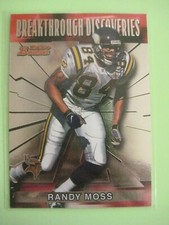 2000 BOWMAN BREAKTHROUGH DISCOVERIES RANDY MOSS INSERT CARD BD10 VIKINGS 