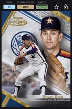 [DIGITAL CARD] TOPPS BUNT 21 NOLAN RYAN GOLD LABEL UNCOMMON, HOUSTON ASTROS HOF