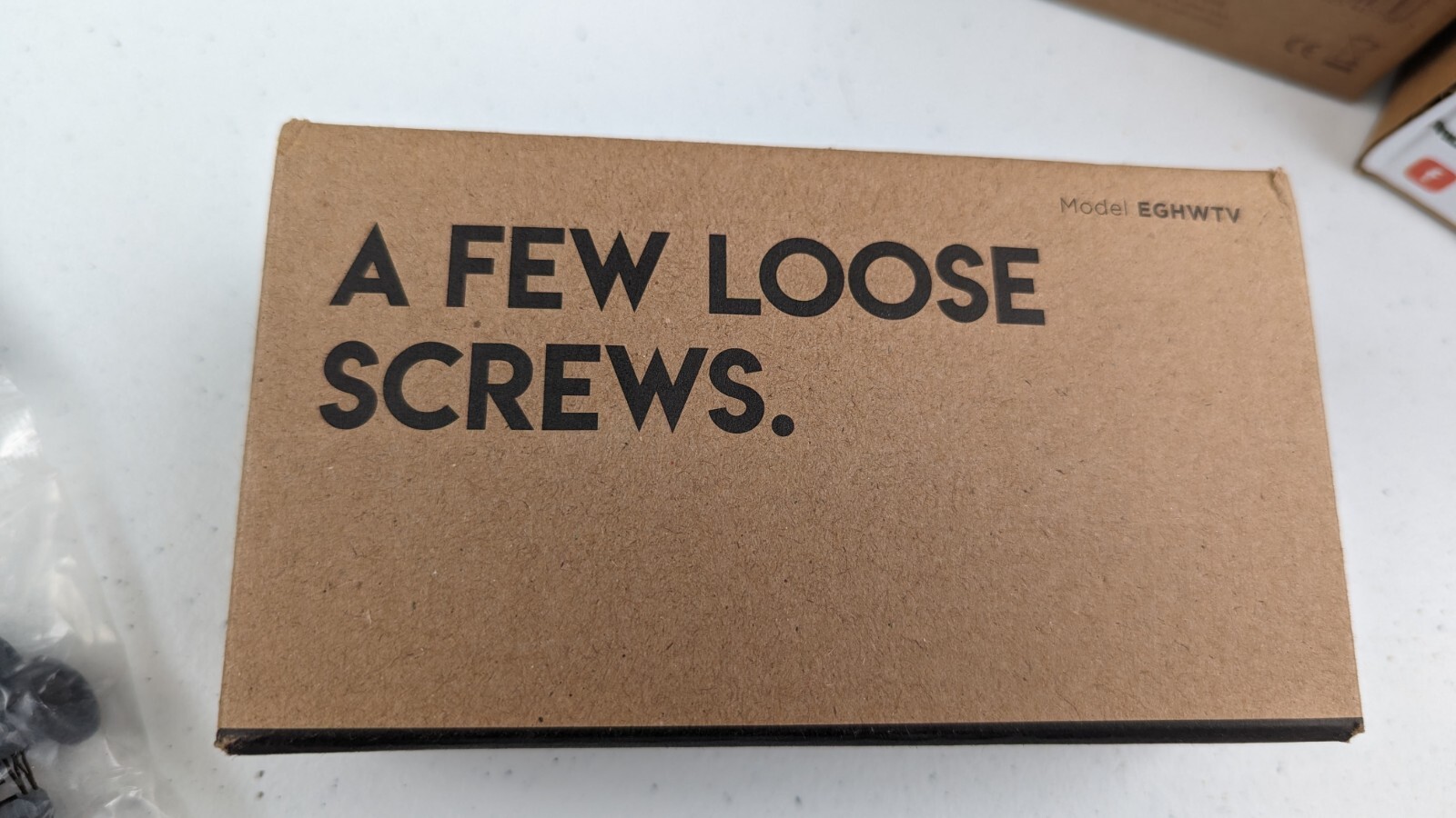 TV Mount Bracket Hardware Pack Fits mult TVs A FEW LOOSE SCREWS Screws Spacers-image