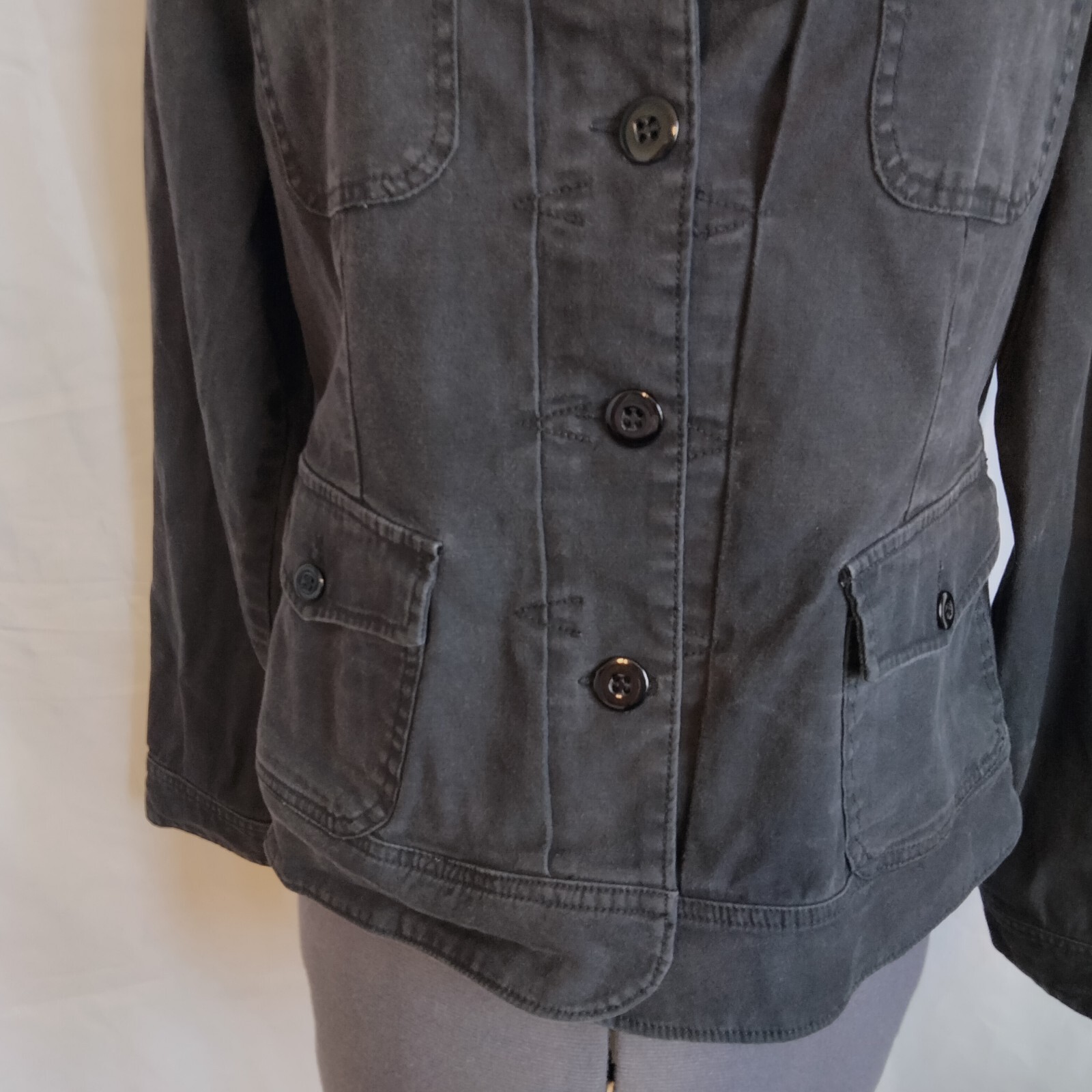 Solitaire Ravi Khosla Utility Cargo Jacket L Pockets … Gem