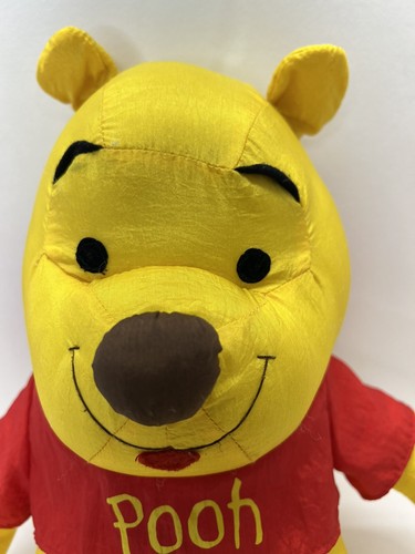 Disney Winnie The Pooh Plush Bear Grand Smart Soft Stuffed Parachute Nylon 18” - Picture 10 of 11