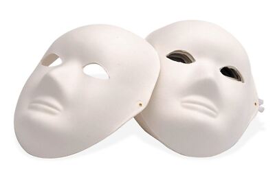 DIY Papierfaser Vollgesichtsmaske