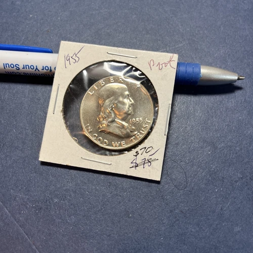 1955 50C (Proof) Franklin Half Dollar