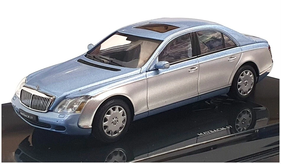 Gateway Autoart 1 43 Scale Diecast B6 696 1955 Maybach 57 Blue Silver