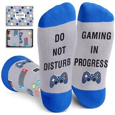 Cool Gamer Gifts for Teen Boys - Funny Gamer Socks for Men Gaming Socks Video...