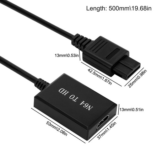 For Nintendo Gamecube Super NES/SNES N64 To HDMI Adapter Converter HD Cable *UK - Picture 11 of 12