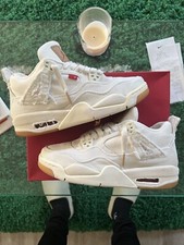 Levi's x Air Jordan 4 Retro White Denim for Sale Levi's x Air Jordan 4 Retro White Denim for Sale
