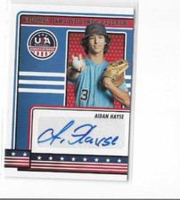 2023 USA Baseball Stars and Stripes Aidan Hayse Auto #NTDP-AH