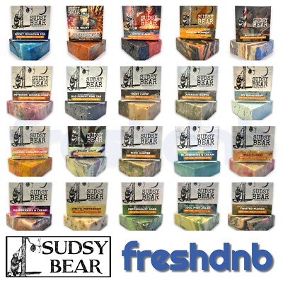 SUDSY BEAR AUTHENTISCHE AMERIKANISCHE SEIFE - 100 % ECHT - VERTRAUENSWÜRDIGER VERKÄUFER