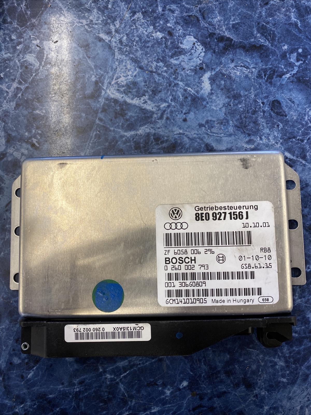 20022004 Audi A4 Quattro Transmission Control Module OEM 8E0927156J 3.0 V6 eBay