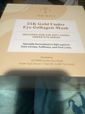 Thealto 24k Gold Under Eye Collagen Mask