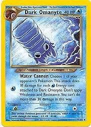 Neo Destiny - Dark Omanyte Pokemon Card 37/105