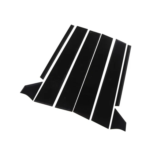 For 2020-2024 Nissan Sentra Pillar Posts Door Piano Black Trim Decal Cover Kit - Picture 8 of 9