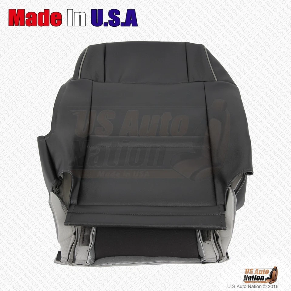 2001-2005 se adapta a Lexus IS300 parte inferior y superior del conductor cubierta de cuero perforado negro Foto 3 de 4