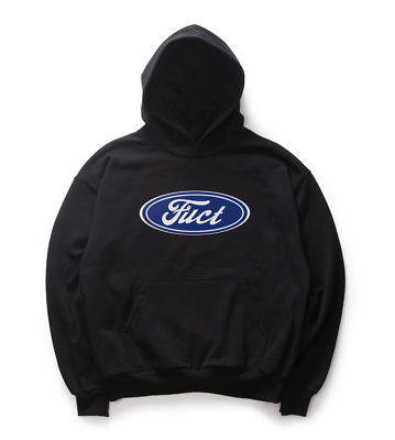 FUCT Oval Parody Hoodie Black New Rare Sz Large *Flaw in FUCT Oval Parody Hoodie Black New Rare Sz Large *Flaw in