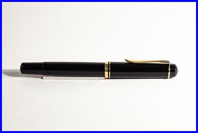 PELIKAN M200 old style BLACK piston filler with EF steel friction