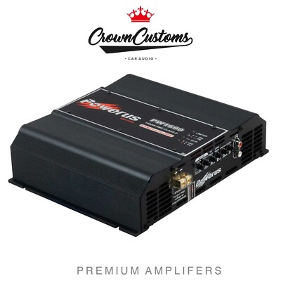 Powerus 1600W RMS Mono Verstärker 3200W Max Full Range 2 Ohm Auto Audio Amp