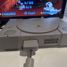 Sony PlayStation 1 PS1 Original Console System Bundle W/ Games Controller