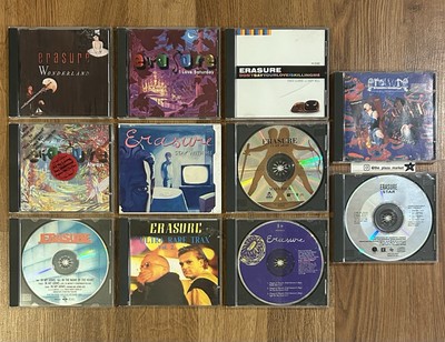 Erasure 11 CD Bundle Promo Single Remix Import rare