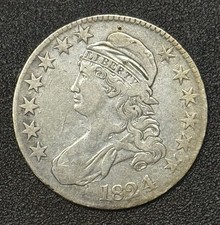 1824 Capped Bust Half Dollar