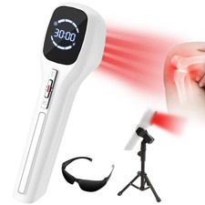 Red Light Therapy Laser Device Infrared Dual Wavelength Vasodilation Lymph Ci...