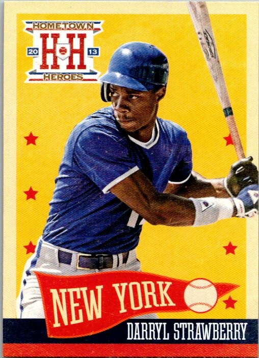2013 Panini Hometown Heroes DARRYL STRAWBERRY #155 NM